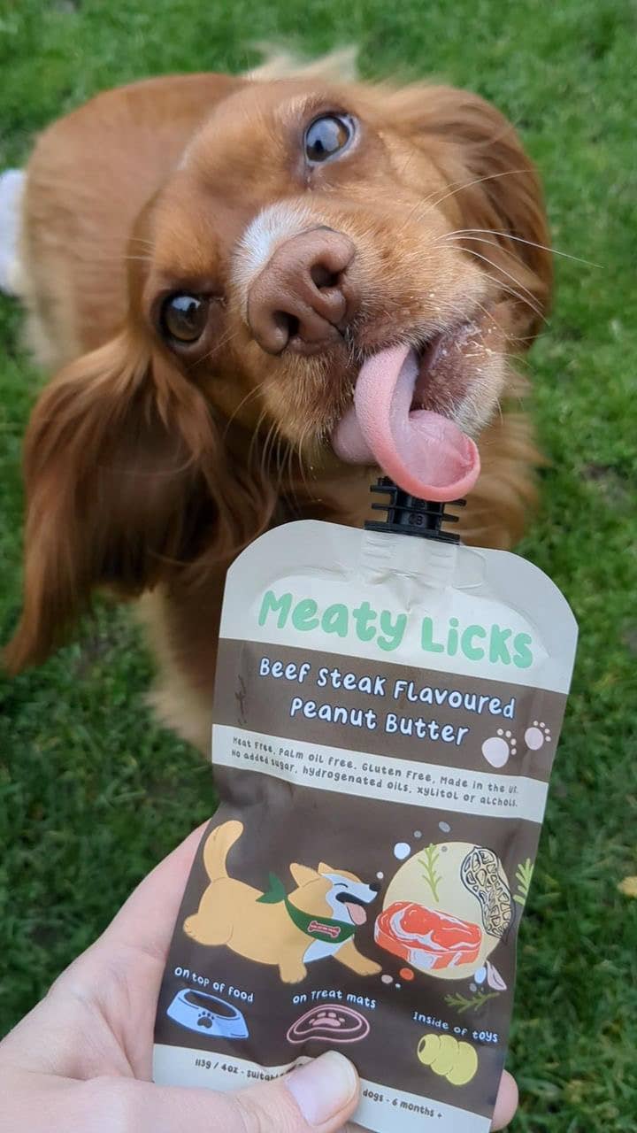 Sachet de beurre de cacahuète aromatisé au rosbif