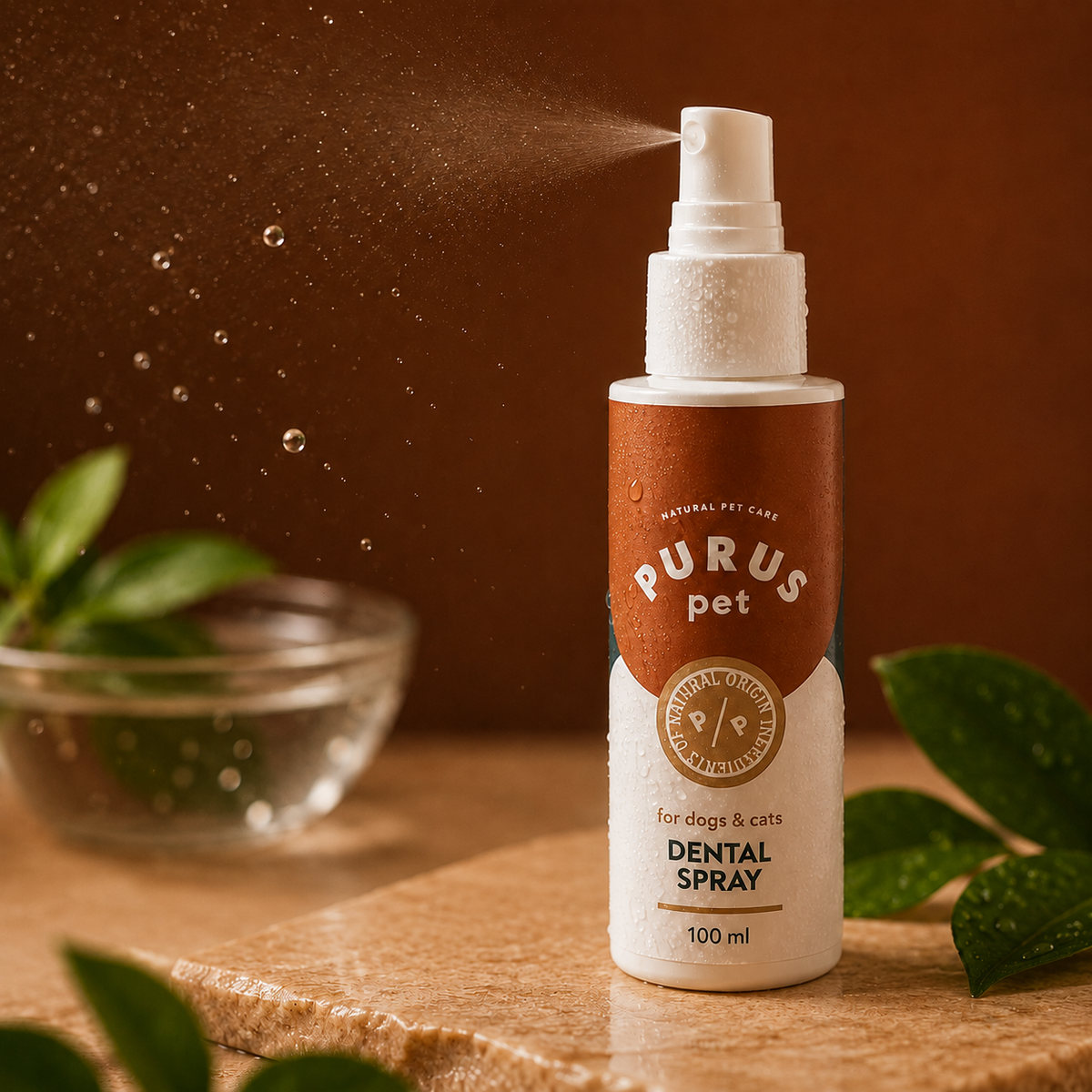 Spray dentaire haleine fraîche pour chiens et chats 100 ml