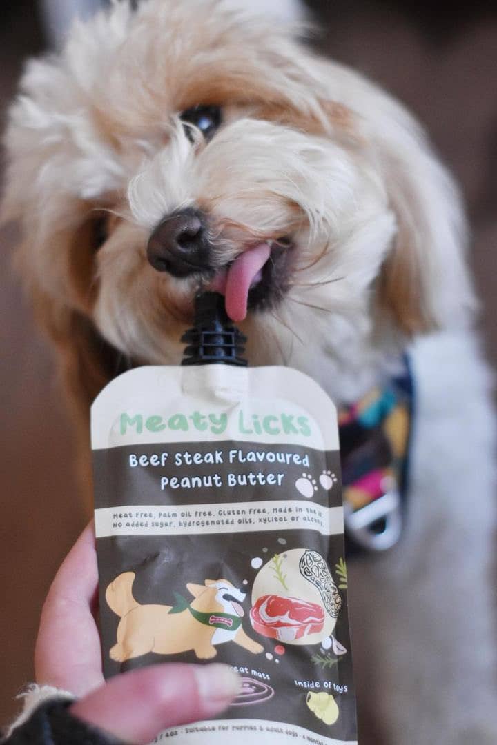 Sachet de beurre de cacahuète aromatisé au rosbif