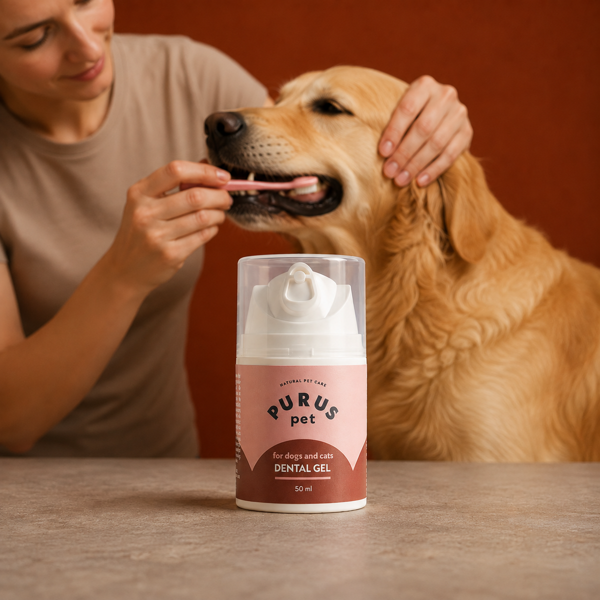 Gel dentaire pour chien et chat 50 ml